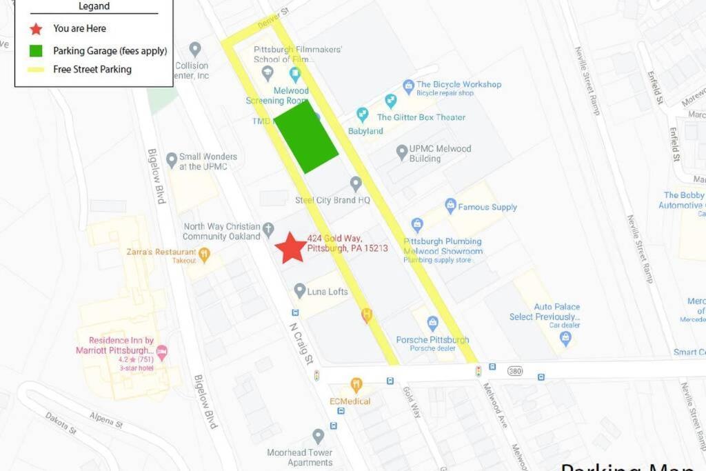 פיטסבורג 3E - *Renovated* 3 Min To Hillman Cancer Center Sleeps 6 מראה חיצוני תמונה